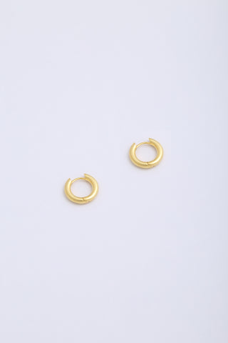 Ezra Hoops Gold Matte