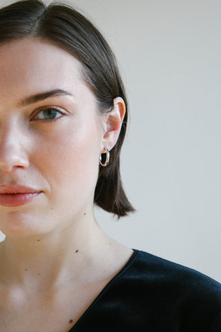 Ezra Hoops Silver - Miro Miro 