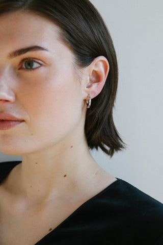 Ezra Hoops Silver - Miro Miro 