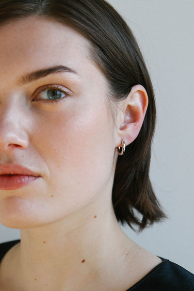 Ezra Hoops Silver - Miro Miro 