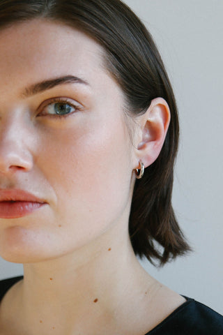Ezra Hoops Silver - Miro Miro 