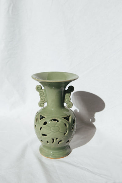 Carved Floral Vase