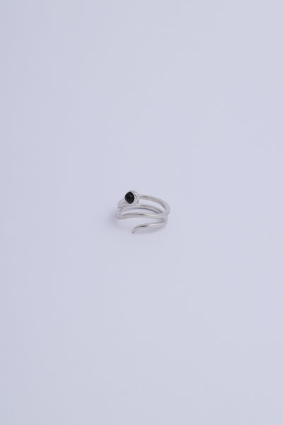 Desi Ring Silver/Black Onyx